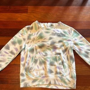 Abercrombie and fitch girls tie dye hoodie